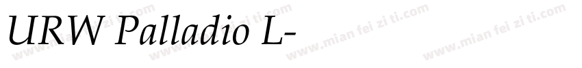 URW Palladio L字体转换